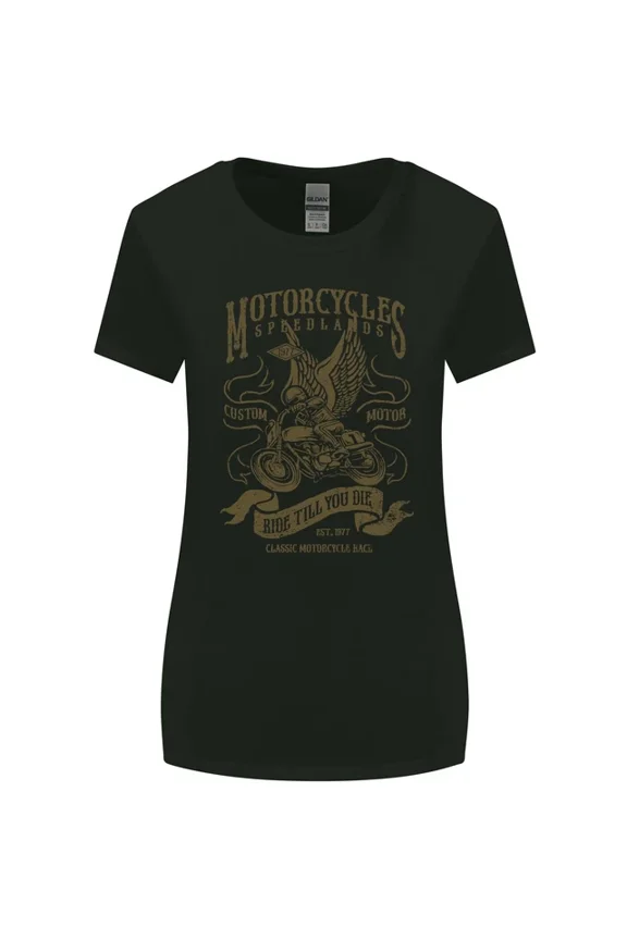 Hot Trending T-Shirt With Motorcycles Speedlands Motorbike Biker T-Shirt Design Preview Only