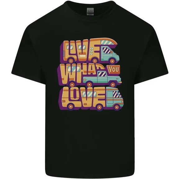 Hot Trending T-Shirt With Motorhome Live What You Love Rv Caravan T-Shirt Design Preview Only