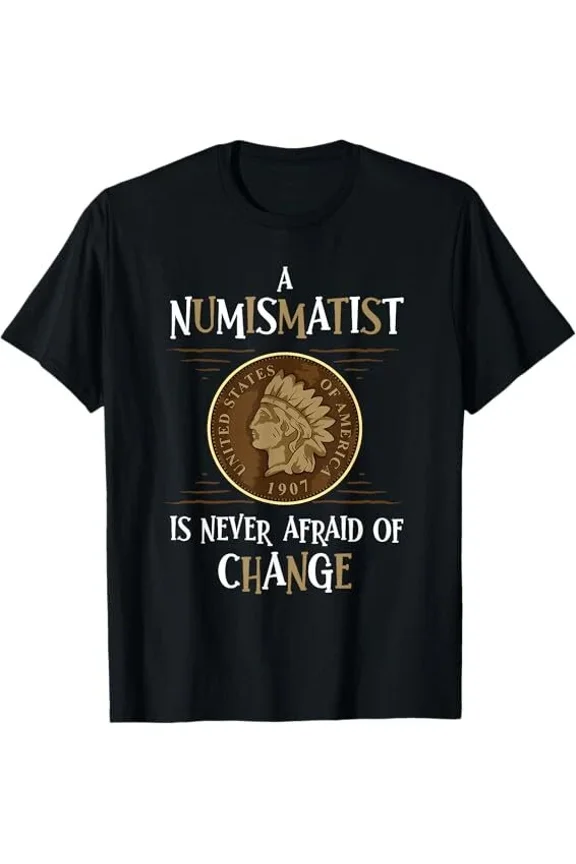 Hot Trending T-Shirt With New! Coin Collecting Designnumismatics Coin Collector Tee T-Shirt S-5Xl