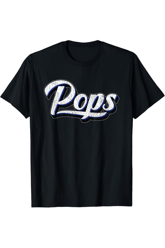 Hot Trending T-Shirt With New Grandpa Gift For Dad Called Pops