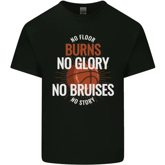 Hot Trending T-Shirt With No Floor Burns No Glory Basketball T-Shirt Design Preview Only