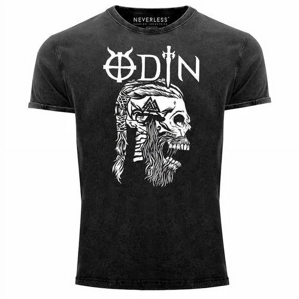 Hot Trending T-Shirt With Odin Beard Norse Mythology Ragnar Lodbrok ...