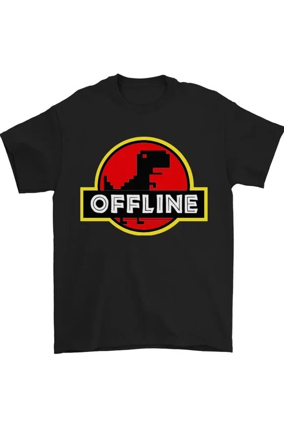 Hot Trending T-Shirt With Offline Funny Gamer Gaming T-Shirt Design Preview Only