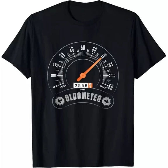 Hot Trending T-Shirt With Oldometer - Funny 70Th Birthday Gift For Men 70 Bday Design Preview Only