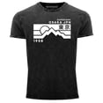 thumbnail image 1 of Hot Trending T-Shirt With Osaka Japan Superiors Mountain Retro Print Design Preview Only, 1 of 3