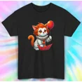 thumbnail image 1 of Hot Trending T-Shirt With Pennywise Cat T-Shirt | Cute Moverie Parody Design Preview Only, 1 of 5
