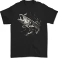 thumbnail image 1 of Hot Trending T-Shirt With Pike Fish On A Line Fishing Fisherman T-Shirt Design Preview Only, 1 of 5