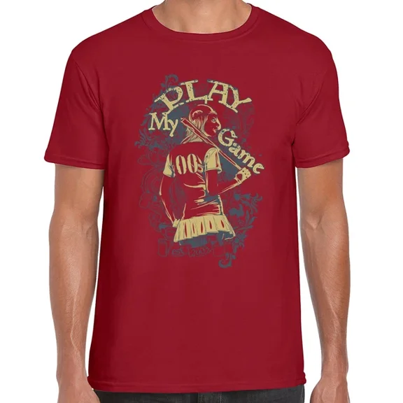 Hot Trending T-Shirt With Play My Game , Unisex, Cool Funny T-Shirt, Ring Spun Super Comfy Vintage T-Shirt Design Preview Only