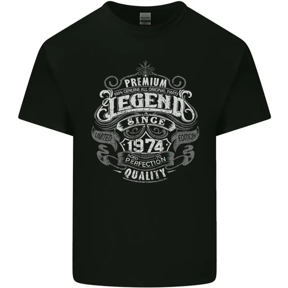 Hot Trending T-Shirt With Premium Legend 51St Birthday 1974 T-Shirt Design Preview Only