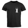 thumbnail image 1 of Hot Trending T-Shirt With Print Cat Cat Logo Funny Hooded Sweater Men Fashion Design Preview Only, 1 of 3