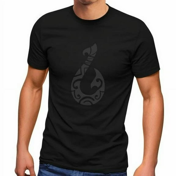 Hot Trending T-Shirt With Printed Maui Magic Fishing Hook Fish Hook Hawaii Print Design Preview Only