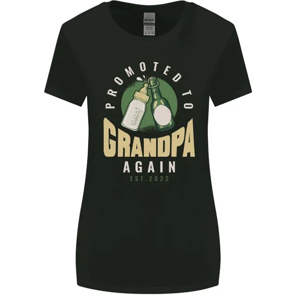 Hot Trending T-Shirt With Promoted To Grandpa Est. 2022 T-Shirt Design Preview Only
