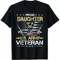 thumbnail image 1 of Hot Trending T-Shirt With Proud Daughter Of A U S Army Veteran Flag Veterans Day Design Preview Only, 1 of 3