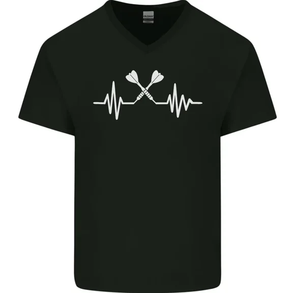 Hot Trending T-Shirt With Pulse Darts Funny Ecg T-Shirt Design Preview Only