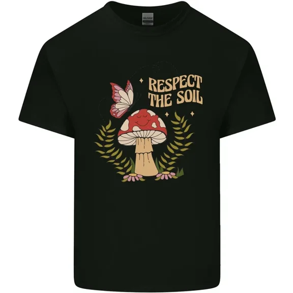 Hot Trending T-Shirt With Respect The Soil Frog Climate Change Hippy T-Shirt Design Preview Only