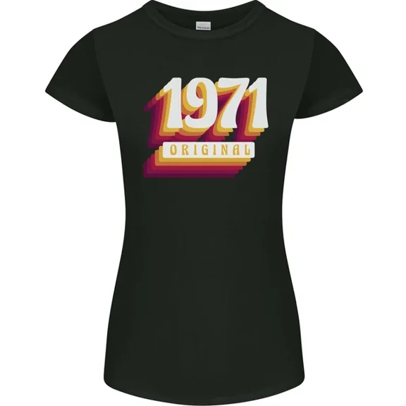 Hot Trending T-Shirt With Retro 54Th Birthday Original 1971 T-Shirt Design Preview Only