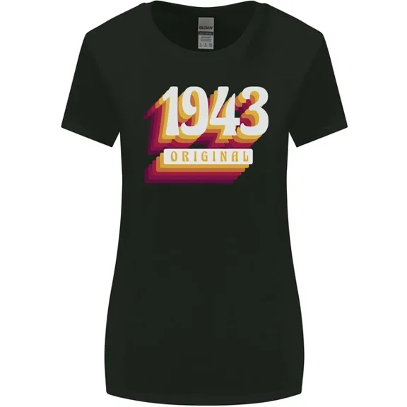 Hot Trending T-Shirt With Retro 82Nd Birthday Original 1943 T-Shirt Design Preview Only