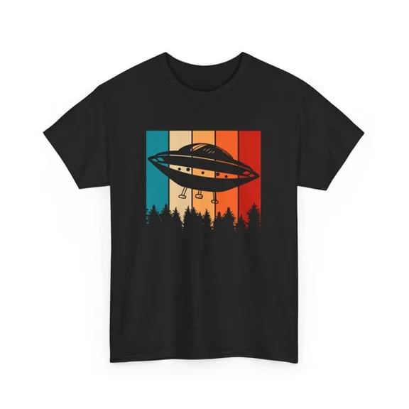Hot Trending T-Shirt With Retro Alien Fan T-Shirt S-5Xl | Ufo Inspired Graphic Tee | Casual Sci-Fi Look