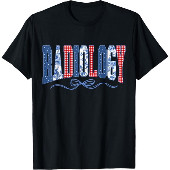 Hot Trending T-Shirt With Retro Radiology Coquette Bow Radiologic X-Ray 4Th Of July T-Shirt Design Preview Only