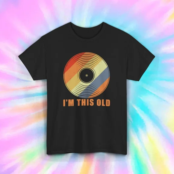Hot Trending T-Shirt With Retro Vinyl Record T-Shirt | Funny Music Loverer Graphic | Classic Design Preview Only