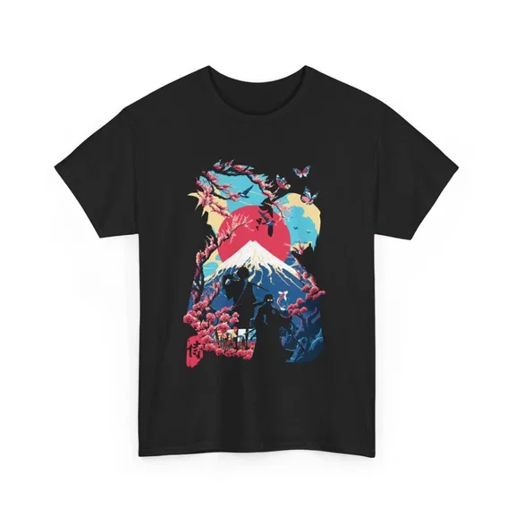 Hot Trending T-Shirt With Ronin T-Shirt S-5Xl | Japanese Art Shirt - Ronin Rythms