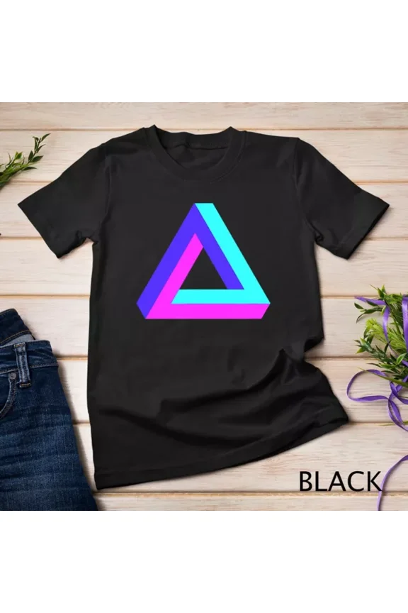 Hot Trending T-Shirt With Sacred Geometry Geometric Penrose Triangle Unisex S-5Xl T-Shirt