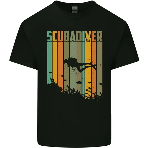 Hot Trending T-Shirt With Scuba Diver Diving Dive T-Shirt Design Preview Only