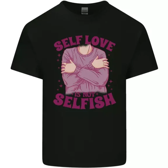 Hot Trending T-Shirt With Self Love Is Not Selfish T-Shirt Design Preview Only