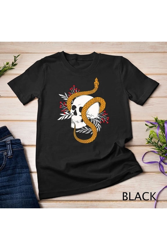 Hot Trending T-Shirt With Snake Women Mens Snake Pattern Anaconda Reptiles Unisex S-5Xl T-Shirt