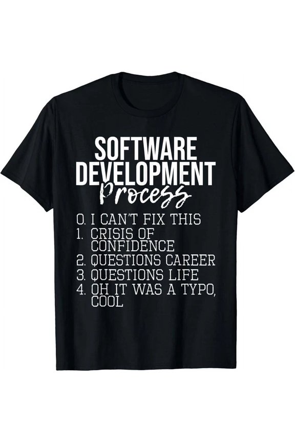 Hot Trending T-Shirt With Software Development Process - Coding Programmer Coder Design Preview Only