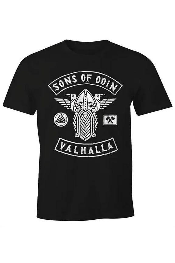 Hot Trending T-Shirt With Sons Of Odin Valhalla Vikings Viking Fan Design Preview Only