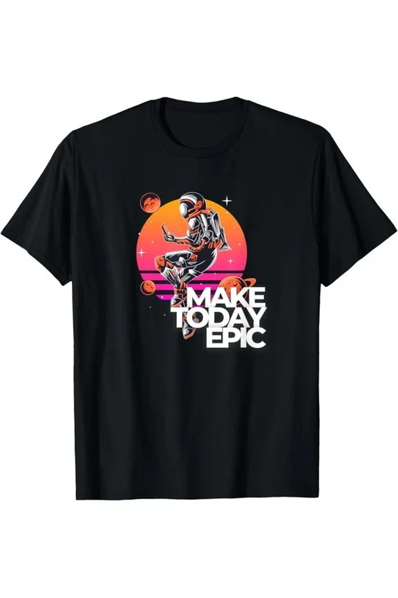 Hot Trending T-Shirt With Space, Galaxy, Cool Graphic, Spaceman, Mens Fashion, T-Shirt Design Preview Only