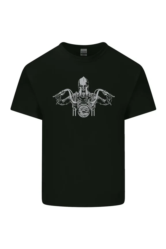 Hot Trending T-Shirt With Spartan Biker Motorbike Motorcycle T-Shirt Design Preview Only