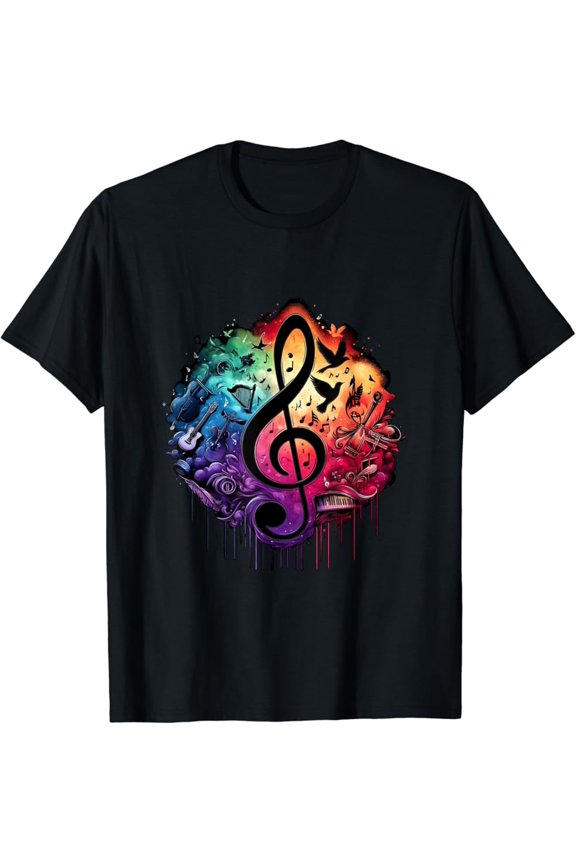 Hot Trending T-Shirt With Spirals: Sol Key Elegance Design Preview Only