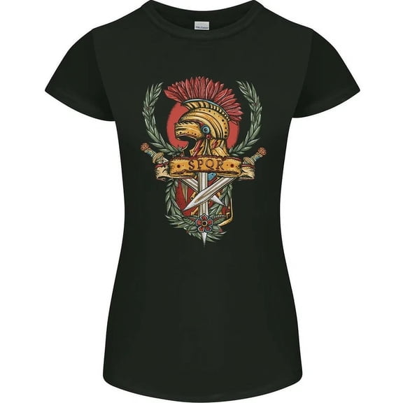 Hot Trending T-Shirt With Spqr Helmet Gym Bodybuilding Training Top T-Shirt Design Preview Only