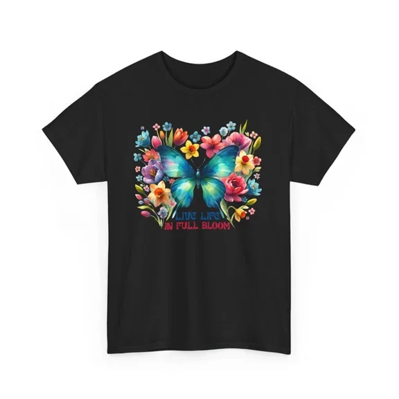 Hot Trending T-Shirt With Spring Aesthetic T-Shirt S-5Xl | Fresh Air & Nature Inspired Tee | Butterfly Shirt