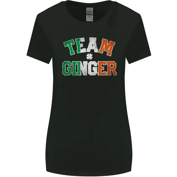 Hot Trending T-Shirt With St Patricks Day Team Ginger Funny Irish T-Shirt Design Preview Only
