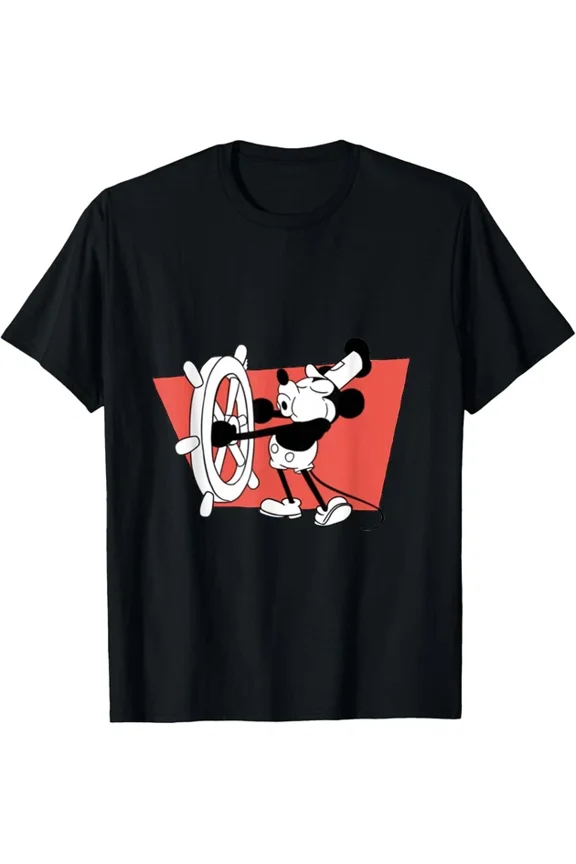 Hot Trending T-Shirt With Steam Boat Willy T-Shirt Design Preview Only