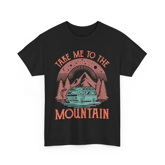 Hot Trending T-Shirt With Sunrise Hike T-Shirt S-5Xl | Mountain Trektee | Take Me To The Mountain Shirt