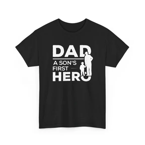 Hot Trending T-Shirt With Superhero Comics T-Shirt S-5Xl | Hero Fan Tee | Dad A Sons First Hero Shirt