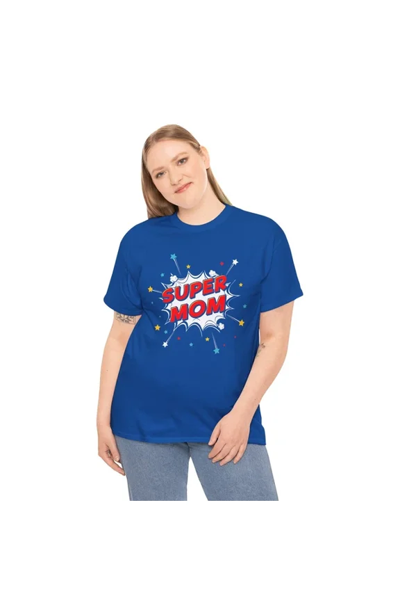 Hot Trending T-Shirt With Superhero Comics T-Shirt S-5Xl | Hero Fan Tee | Super Mom Comic Shirt