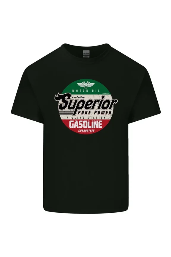 Hot Trending T-Shirt With Superior Gasoline Biker Motorcycle Motorbike T-Shirt Design Preview Only