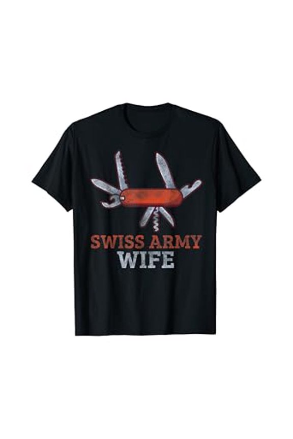 Hot Trending T-Shirt With Swiss Wife | Gift For Swiss T-Shirt Design Preview Only