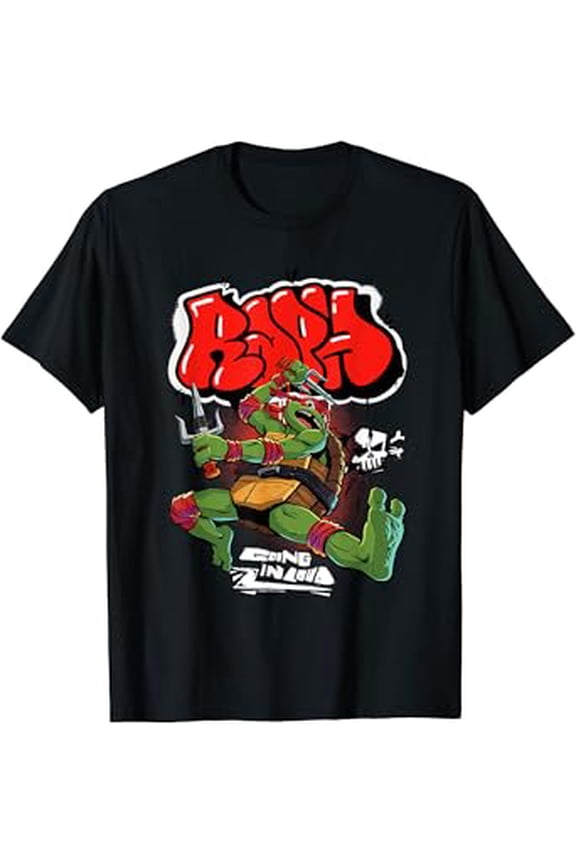 Hot Trending T-Shirt With Teenage : Mayhem Raph Ninja T-Shirt Design Preview Only