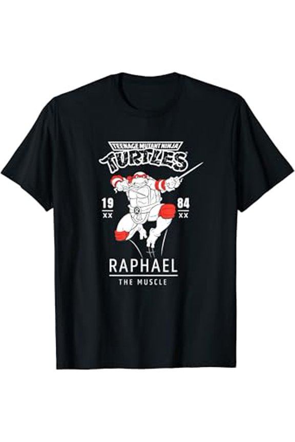 Hot Trending T-Shirt With Teenage Raphael The Muscle Ready Battle T-Shirt Design Preview Only