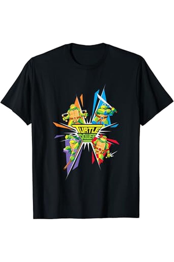 Hot Trending T-Shirt With Teenage Turtle Power T-Shirt Design Preview Only