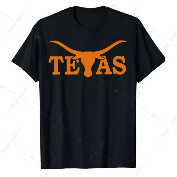 Hot Trending T-Shirt With Texas State Usa Longhorns T-Shirt Bull Head American Proud Texans Tx Lovers Tee