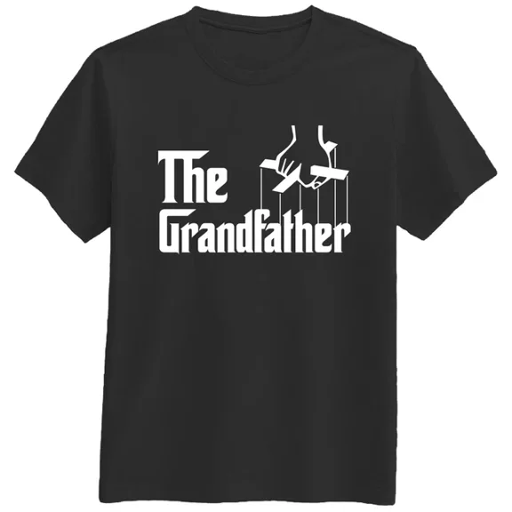 Hot Trending T-Shirt With The Grandfather God Father Funny T-Shirt Tee Gift New Design Preview Only