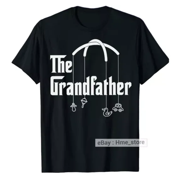 Hot Trending T-Shirt With The Grandfather T-Shirt Sayings Design For New Dad Grandpas Granddad Tee