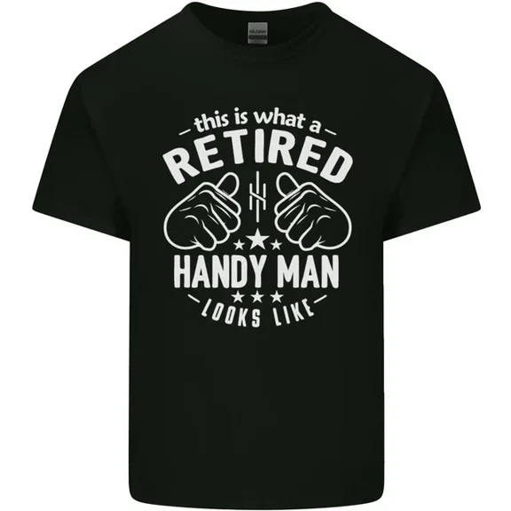 Hot Trending T-Shirt With This Is What A Retired Handy Man Looks Like T-Shirt Design Preview Only